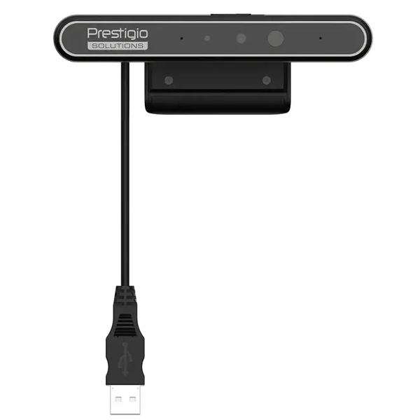 ვებკამერა Prestigio SOLUTIONS PVCCF2M202, FHD, Built-in Microphone, Webcam, Black