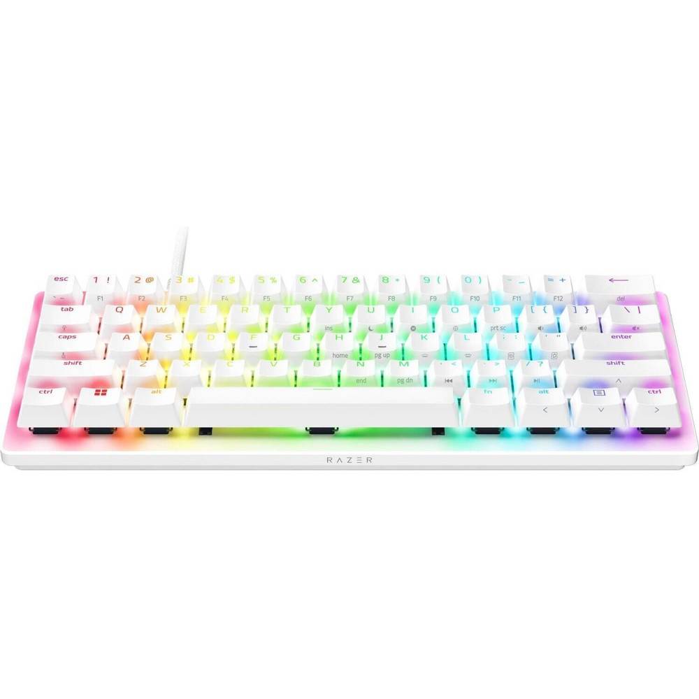 Gaming Mechanical Keyboard Razer RZ03-04991700-R3M1 Huntsman V3 Pro Mini, Wired, USB, RGB, White