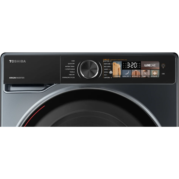 სარეცხის საშრობი მანქანა Toshiba TD-T25BS110HWUZ(MG), 10Kg, 65dB, Washing Dryer, Morandi Grey
