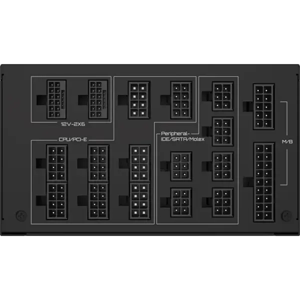 კვების ბლოკი Gigabyte GP-UD1600PM PG5, 1600W, 80 Plus Platinum, Power Supply, Black