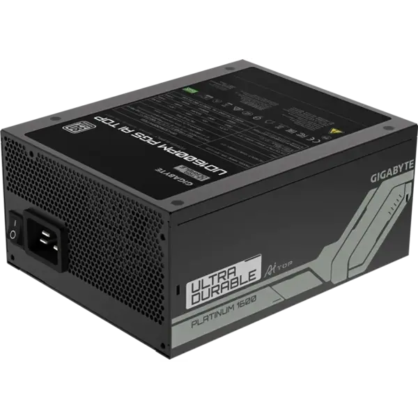 კვების ბლოკი Gigabyte GP-UD1600PM PG5, 1600W, 80 Plus Platinum, Power Supply, Black