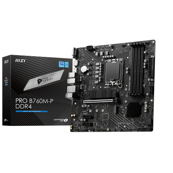 Motherboard MSI 911-7E02-029 PRO B760M-P, LGA1700, DDR4, 128GB