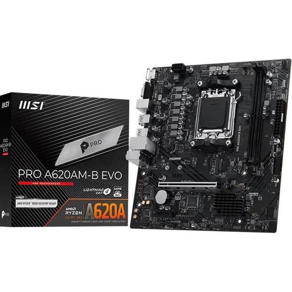 Motherboard MSI 911-7E36-001 PRO A620AM-B EVO, AM5, DDR5, 128GB
