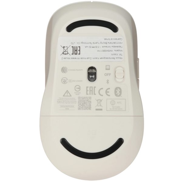 Mouse Xiaomi BHR8849GL, Wireless, Bluetooth, USB, White