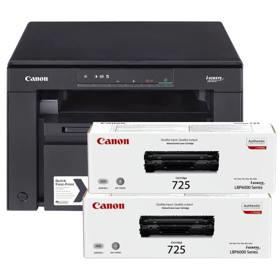 Canon 5252B034AA i-SENSYS MF3010, MFP, A4, USB, Printer Bundle with 2 cartridges Black