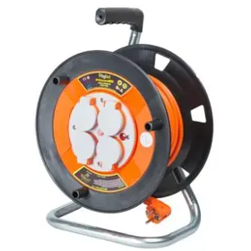 დამაგრძელებელი ბარაბანი ByLion 13044197, 30m, Drum, Black/Orange