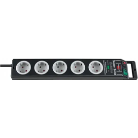 დენის დამაგრძელებელი Brennenstuhl 13044494, 5 Socket, 2,5m, Extension, Black