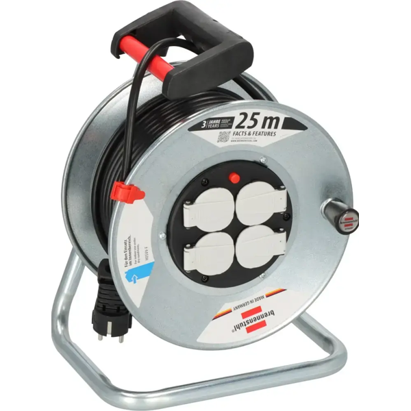 კოჭა Brennenstuhl Garant S 4 E 13045845, 25m, Coil, Silver