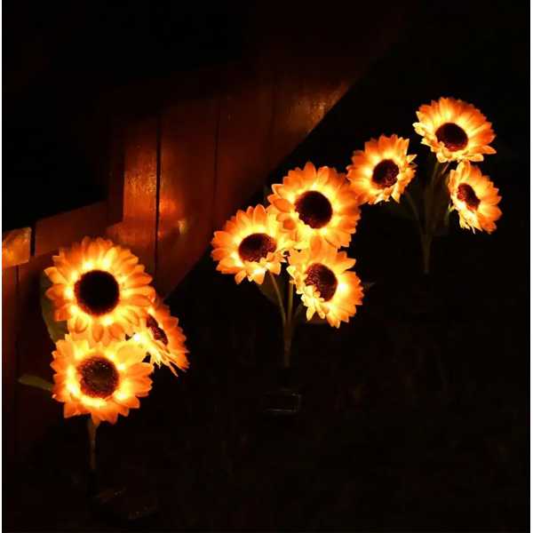 ბაღის დეკორატიული განათება OEM 13019604, Garden decorative lighting "Sunflower", Yellow