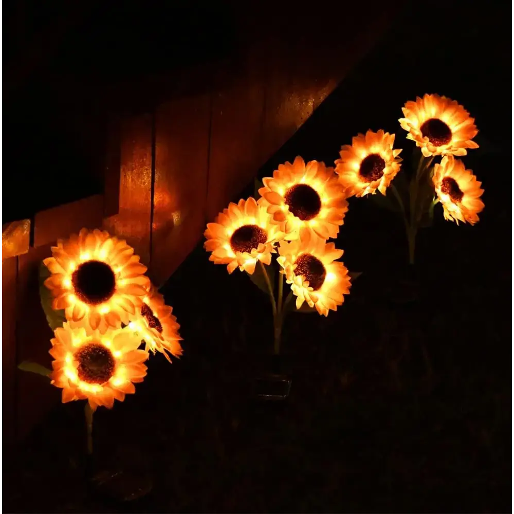 ბაღის დეკორატიული განათება OEM 13019604, Garden decorative lighting "Sunflower", Yellow
