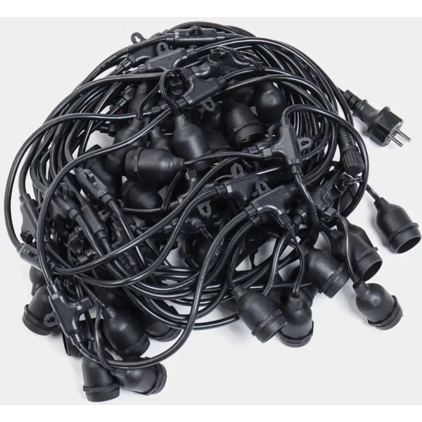 განათება LINUS Е27 12325 240V, 15m, Garland, Black