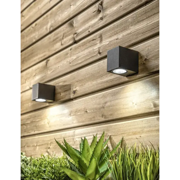 ფასადის განათება GTV TIAGO GU10 35W IP54, Lighting, Black