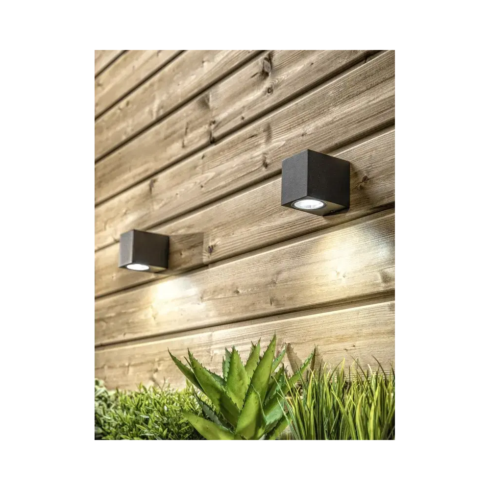 ფასადის განათება GTV TIAGO GU10 35W IP54, Lighting, Black
